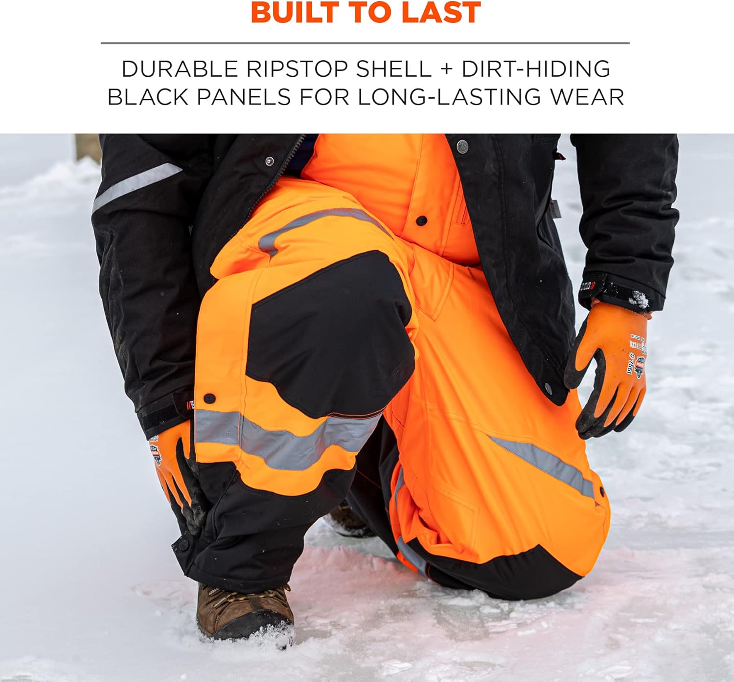 Ergodyne GloWear 8928 Hi-Vis Insulated Bib Overalls