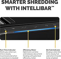 Fellowes LX190 20 Sheet P-4 Cross-Cut, Heavy Duty Paper Office Shredder, 100% Jam Proof