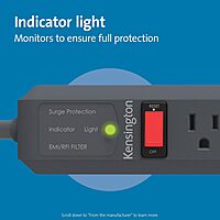 Kensington Guardian Power Strip & Surge Protector