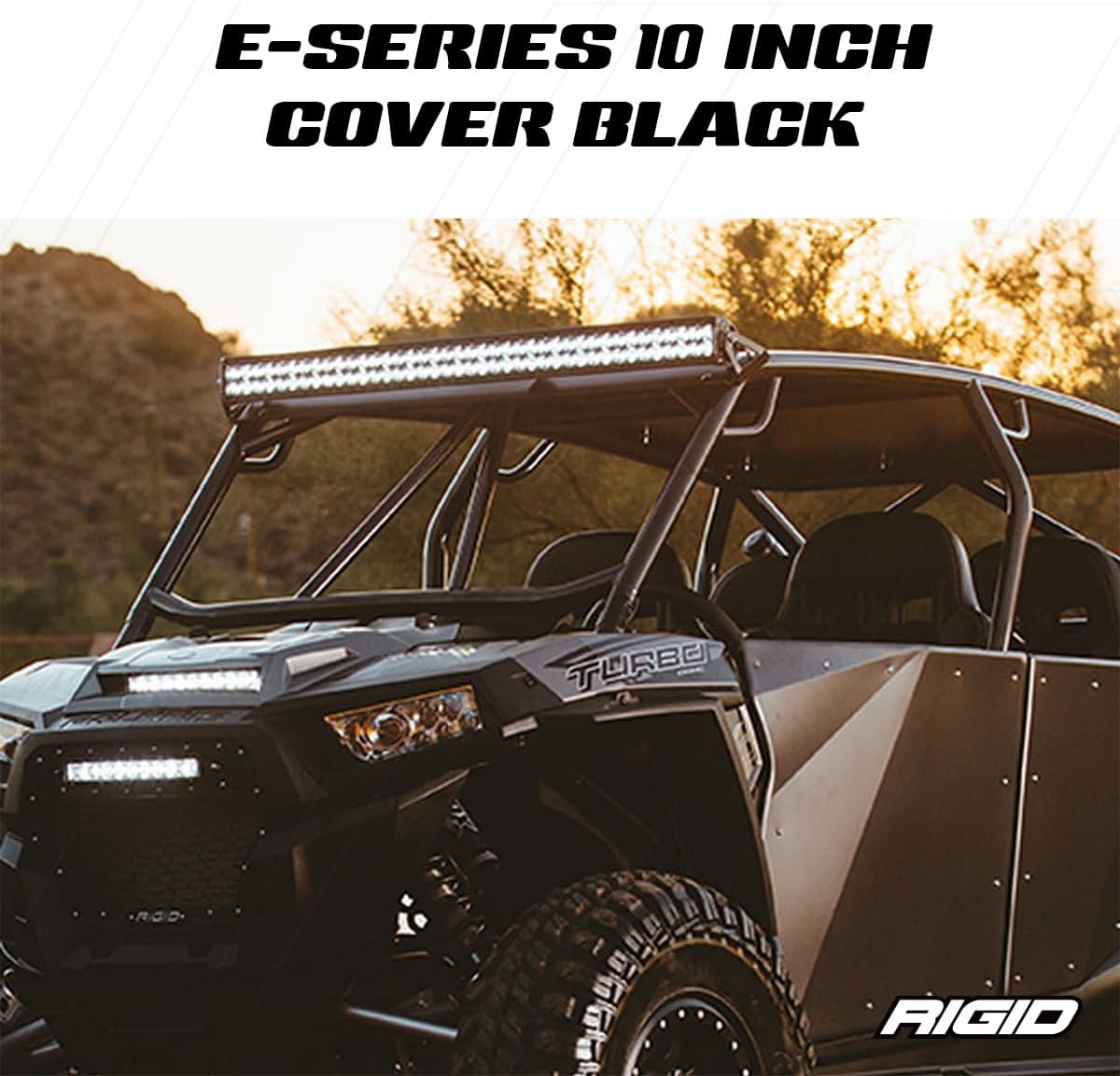 RIGID Industries E-Series, RDS-Series & Radiance+ Lens Cover 10" - Black