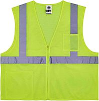 Ergodyne GloWear 8256Z Self-Extinguishing Hi-Vis Safety Vest - Type R Class 2