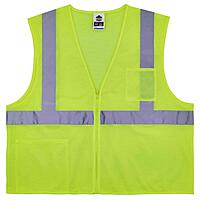 Ergodyne GloWear 8256Z Self-Extinguishing Hi-Vis Safety Vest - Type R Class 2