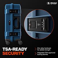 Pelican ATX Luggage - Hardside Carry On Luggage with Wheels - 22 Inch Carry On Bag - Airline Approved (Indigo) 22" Carry On Indigo