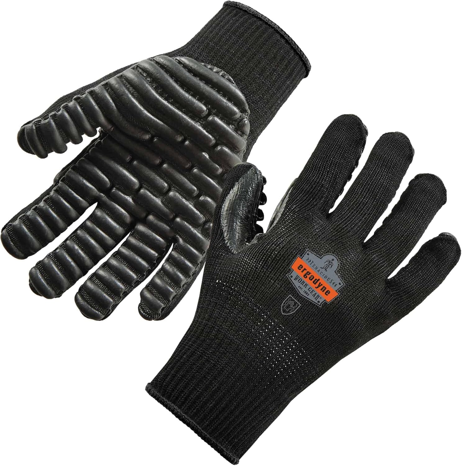 Ergodyne ProFlex 9003 Certified Lightweight Anti-Vibration Work Gloves X-Large Black