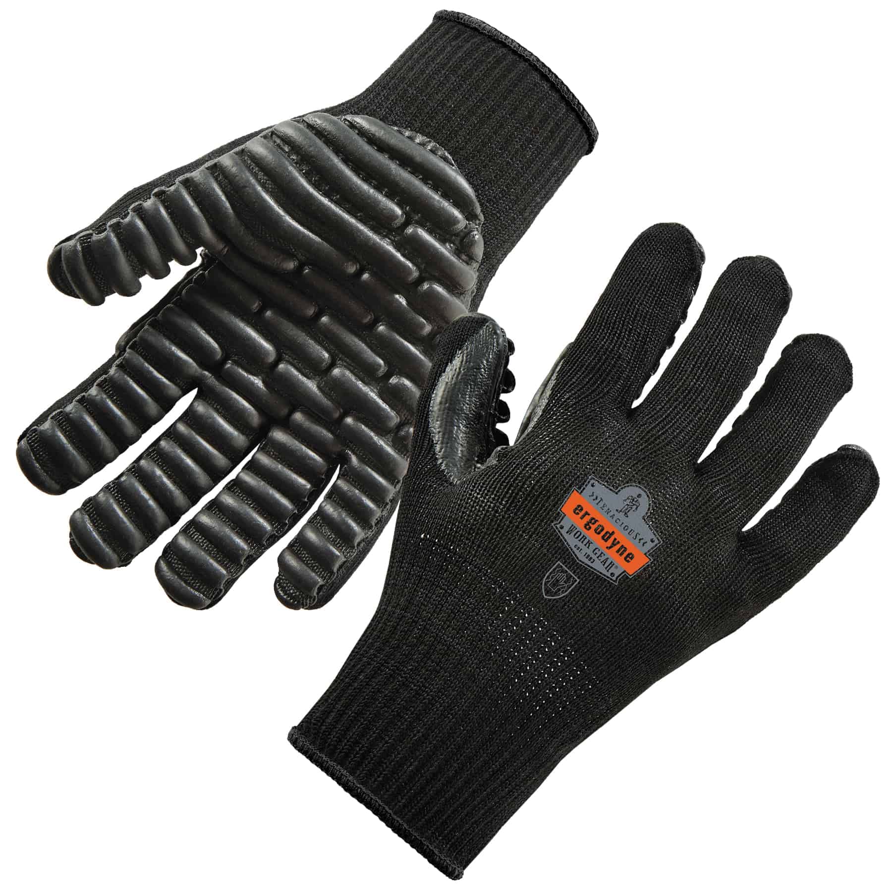 Ergodyne ProFlex 9003 Certified Lightweight Anti-Vibration Work Gloves X-Large Black