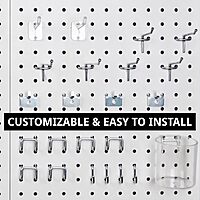 Azar Displays 70-Piece Pegboard Wall Organizer Kit with 13.5" x 22" Panels
