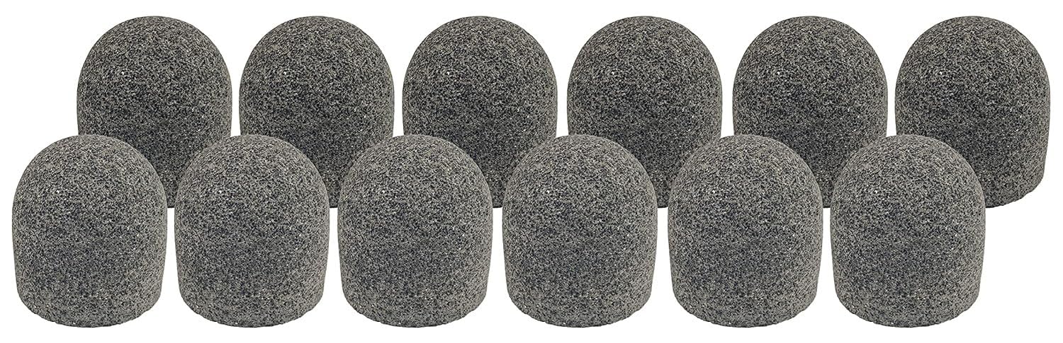 Weiler 68331 TIGER AO TYPE 18R Round Tip Portable Grinding Plug, A24-R, 3" X 3" X 5/8-11, (Pack of 12)