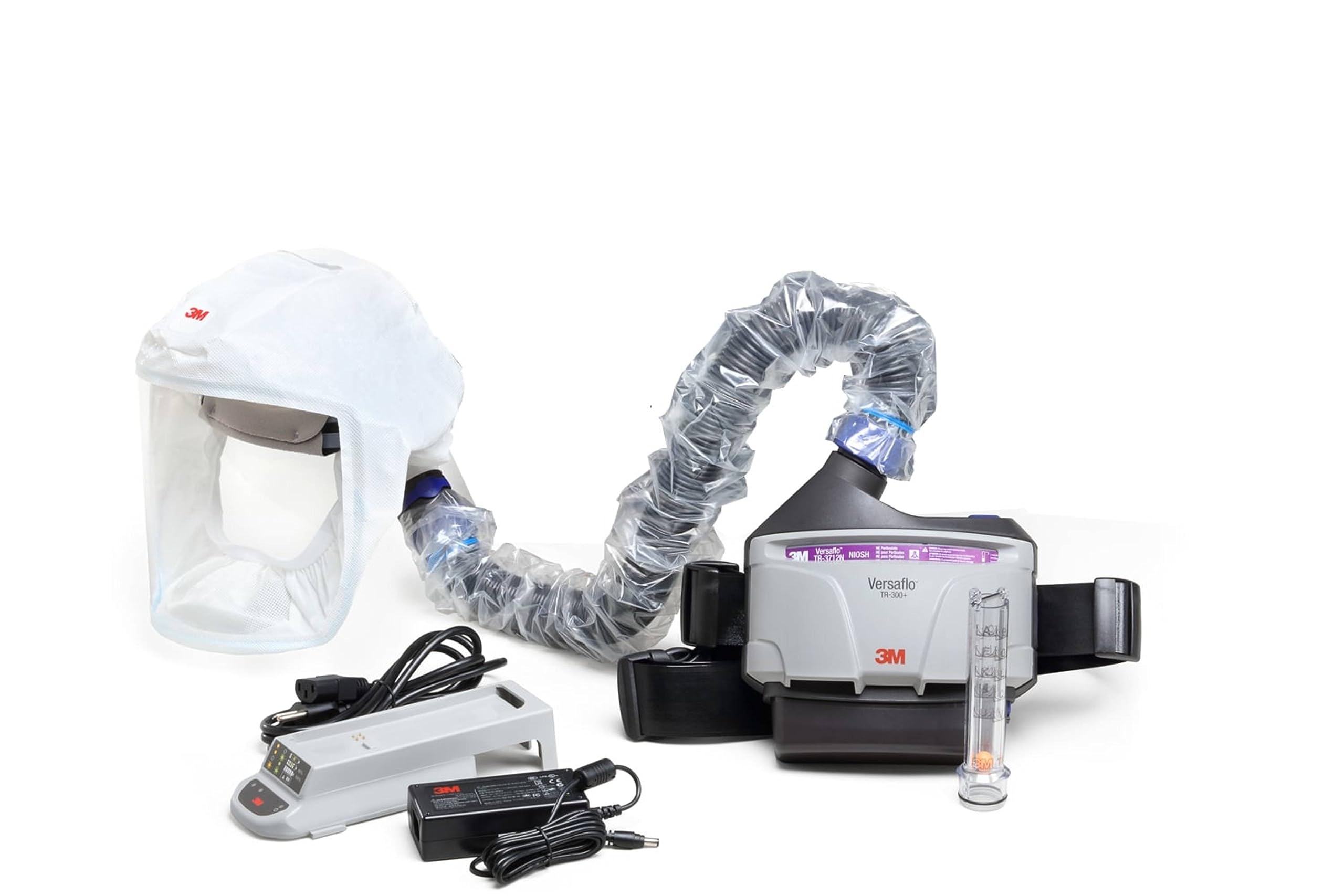 3M PAPR Respirator, Versaflo Powered Air Purifying Respirator Kit, TR-300N+ HKL, Healthcare, M/L Headcover, Lightweight