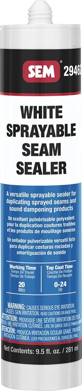 SEM 2-IN-1 Seam Sealer - 9.5oz Tube - White