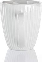 Elama Elle 12 Piece Round Porcelain Mug Set in White