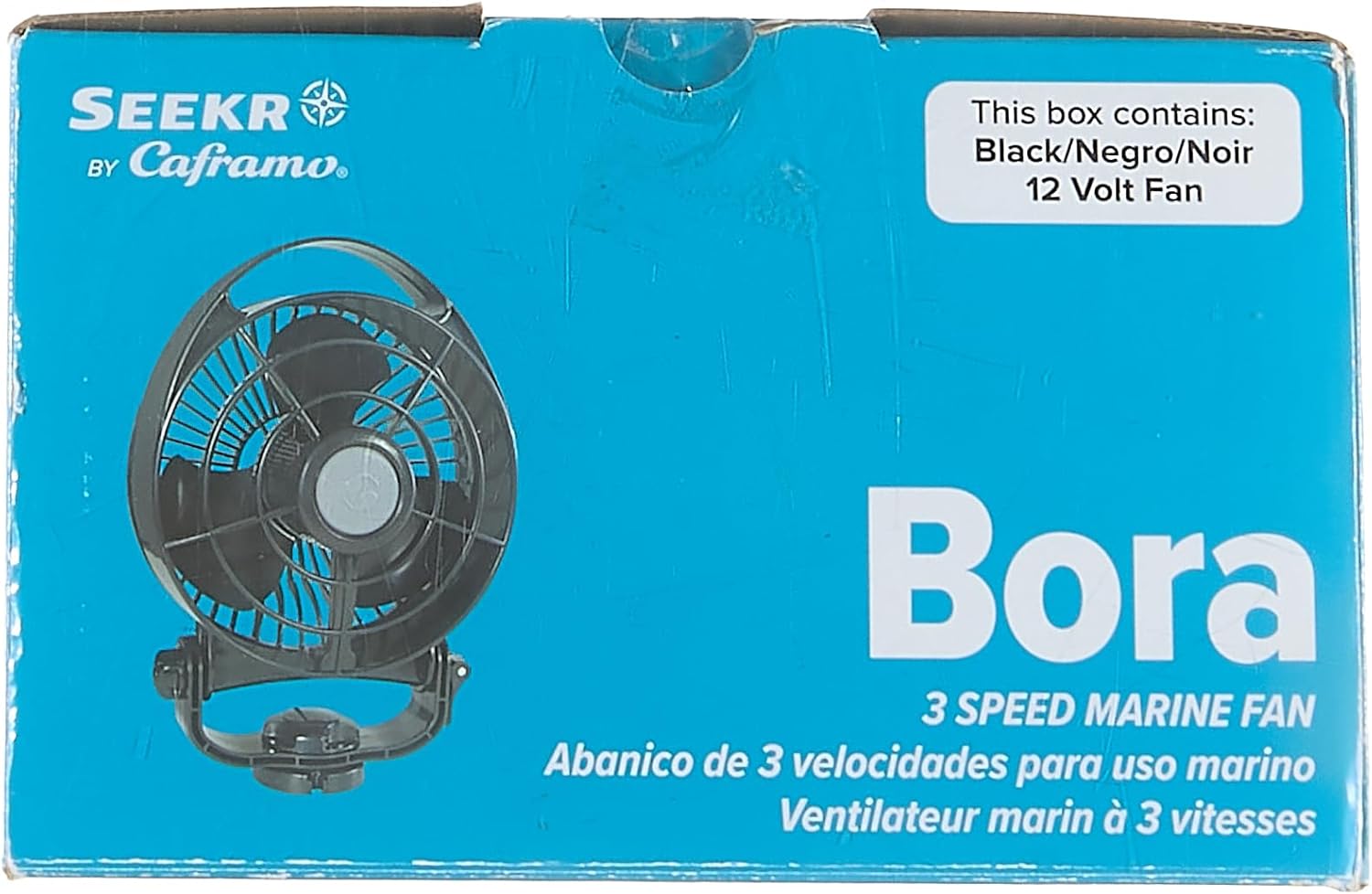 SEEKR by Caframo Bora 748 12V 3-Speed 6" Marine Fan