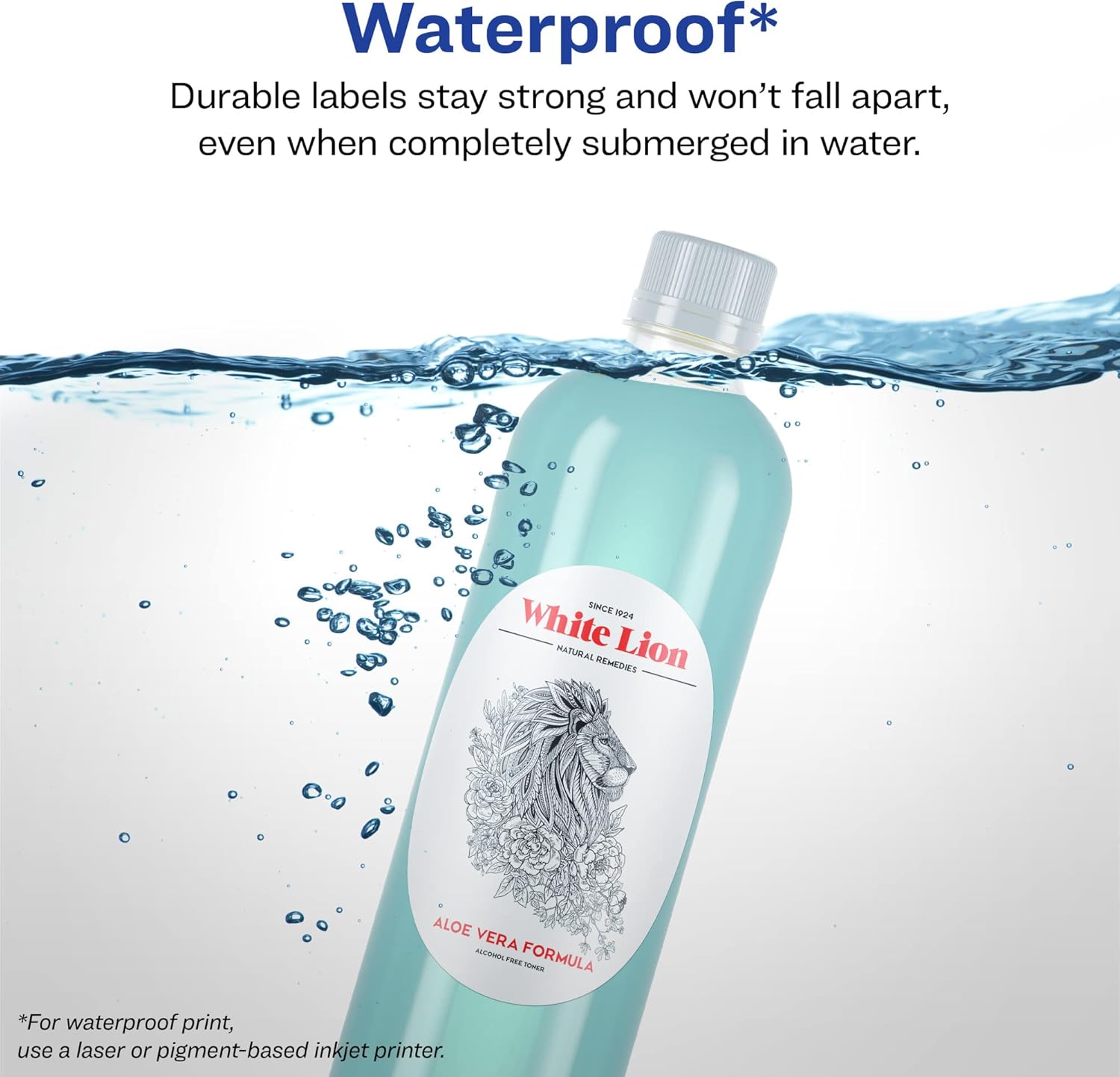 AVERY Durable Waterproof Oval Labels, Sure Feed Technology, 4.25" x 2.5"