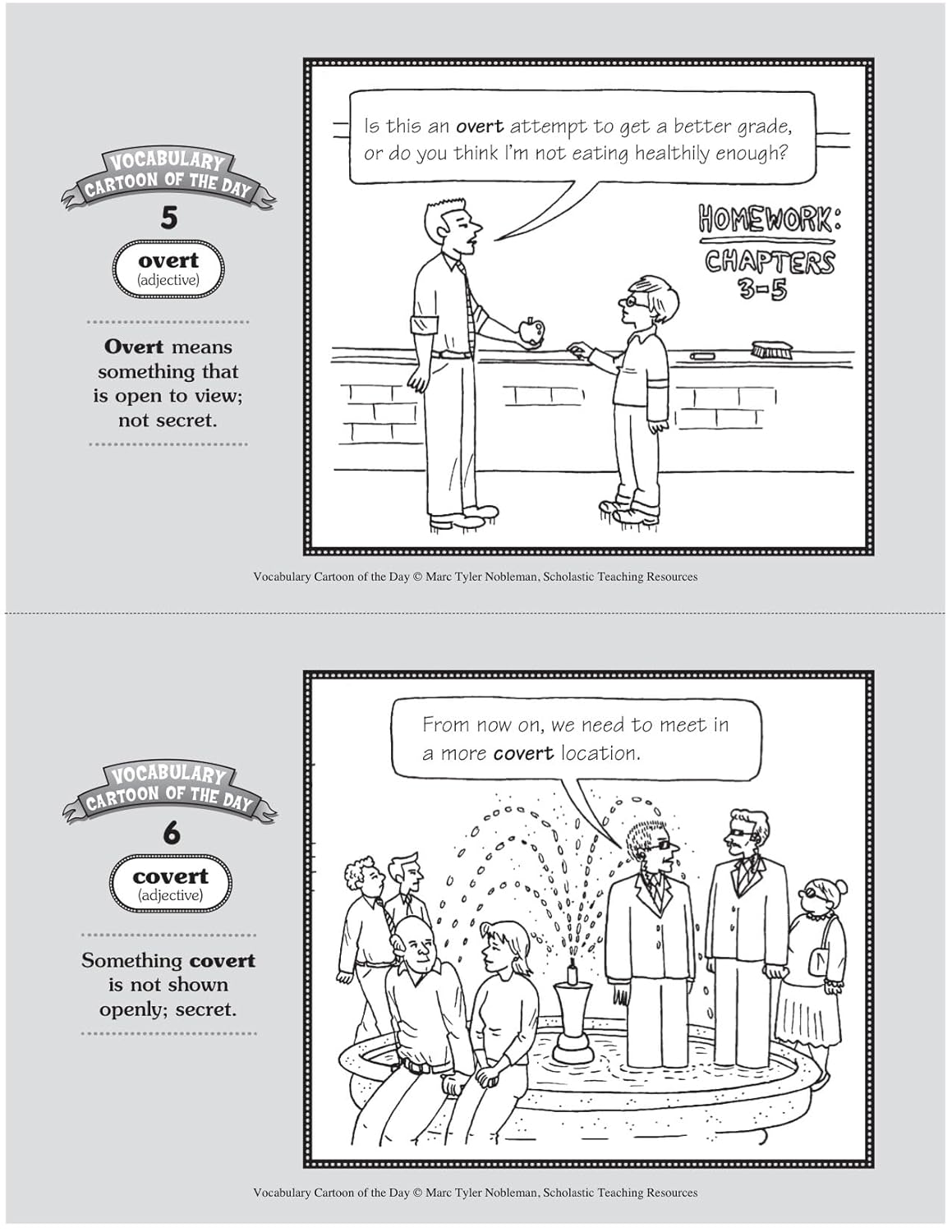 Vocabulary Cartoon of the Day: Grades 4–6: 180 Reproducible Cartoons That Help Kids Build a ROBUST and PRODIGIOUS Vocabulary