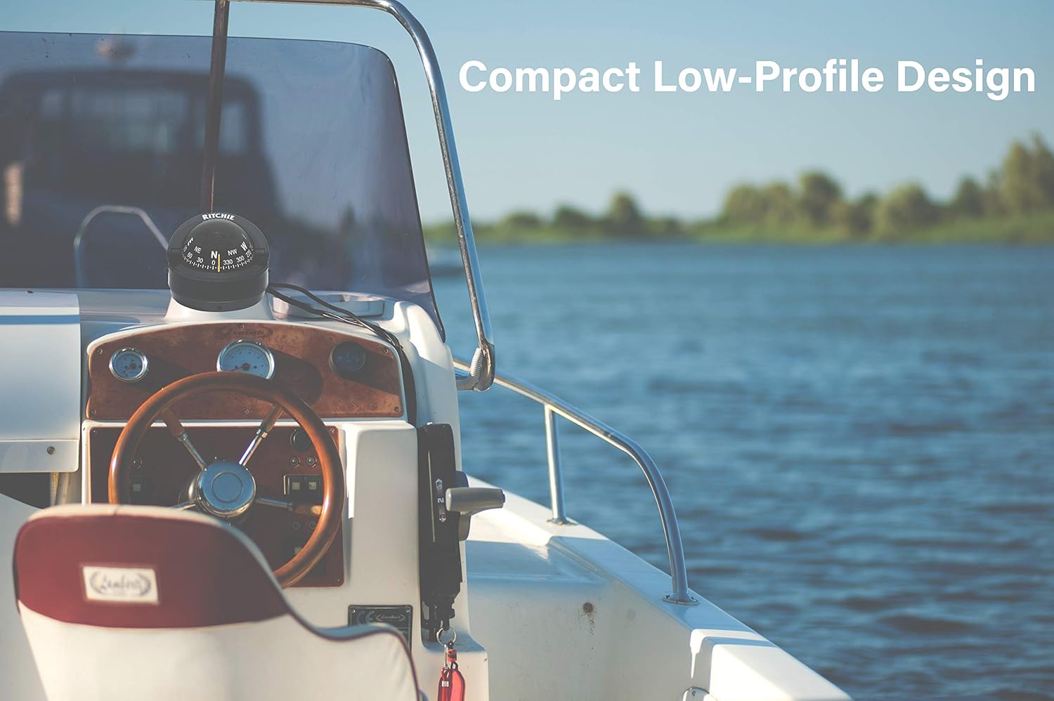 S-53 Ritchie Navigation Explorer Compass 2 3/4-Inch Dial with Surface Mount, Black