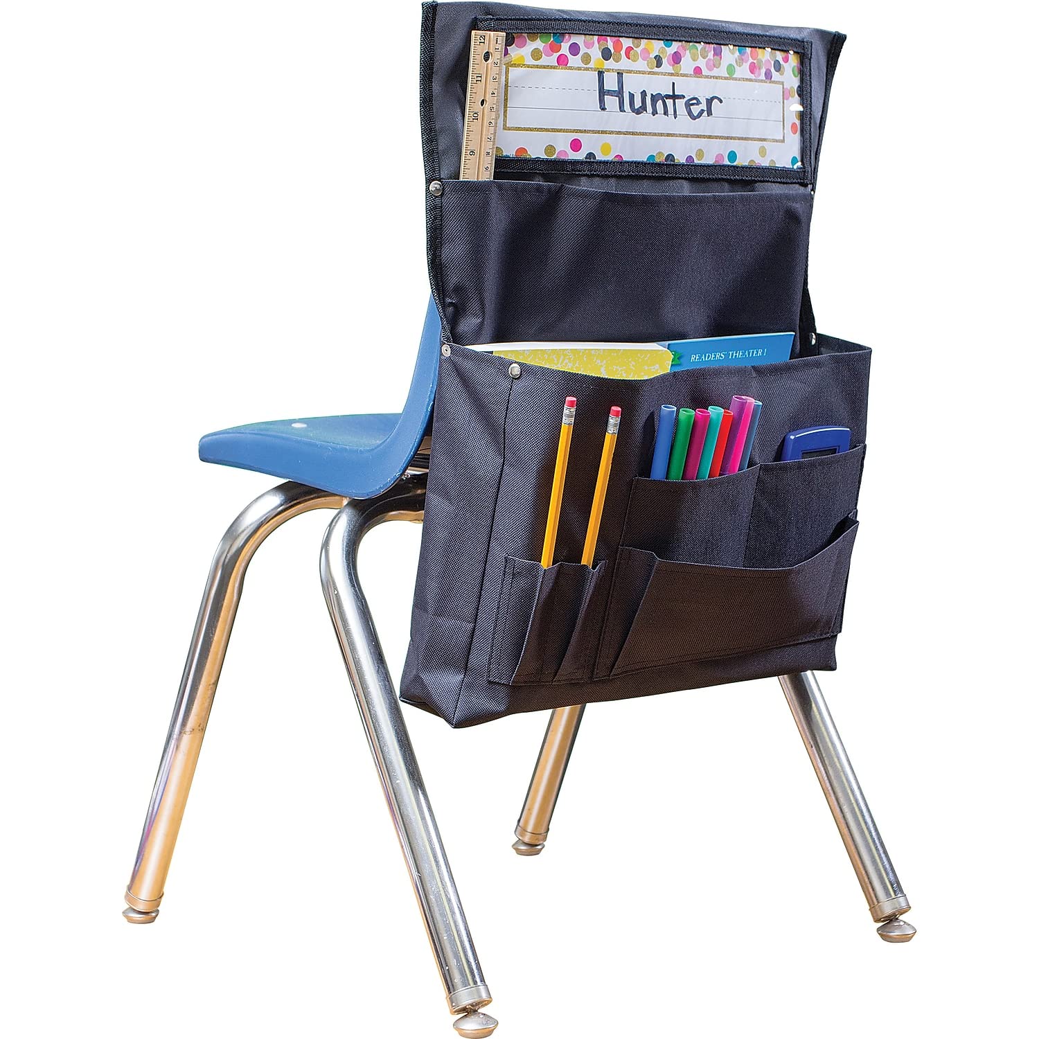Teacher Created Resources® Black Chair Pocket, Pack of 2