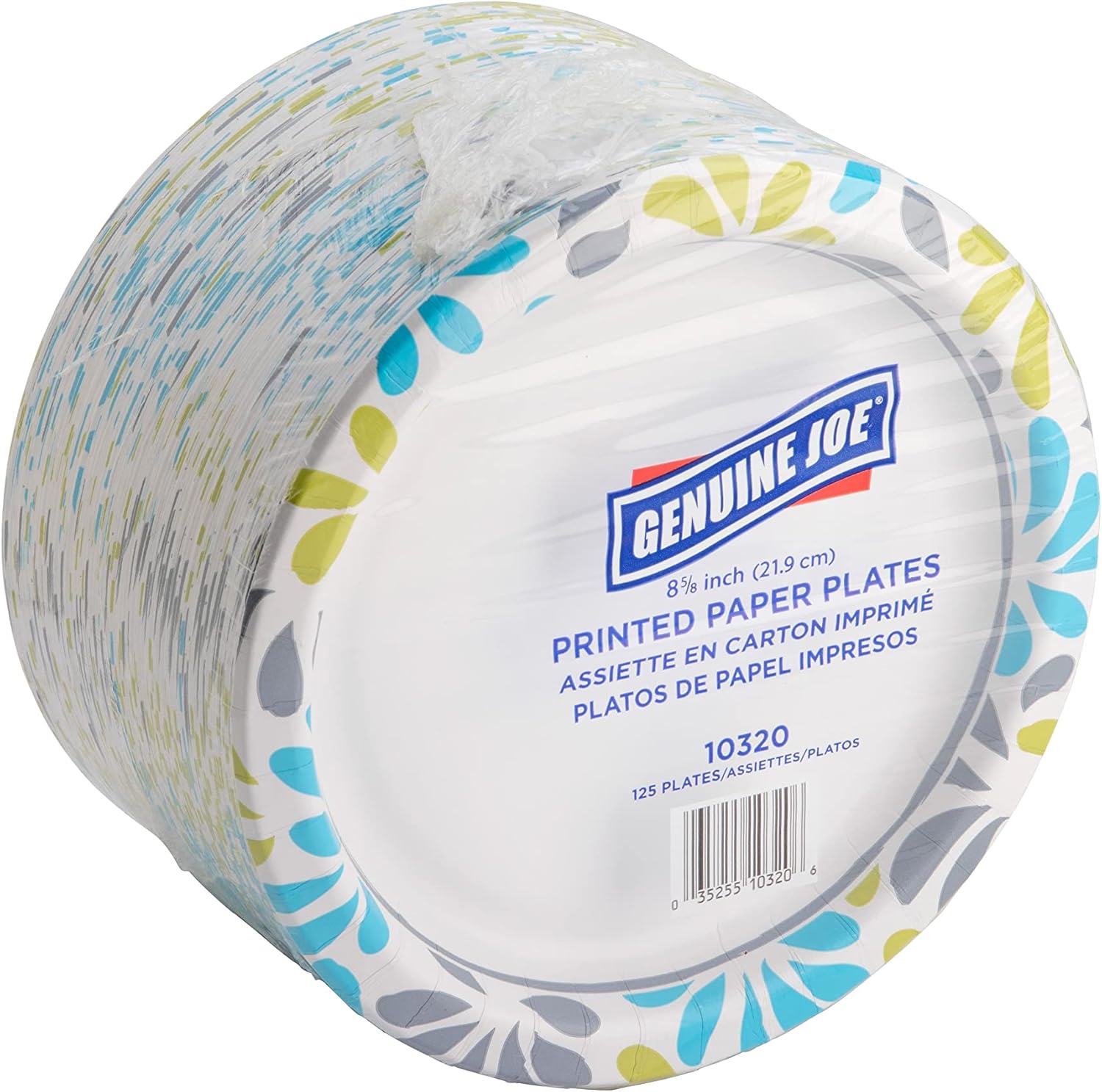 Genuine Joe Printed Disposable Paper Plates