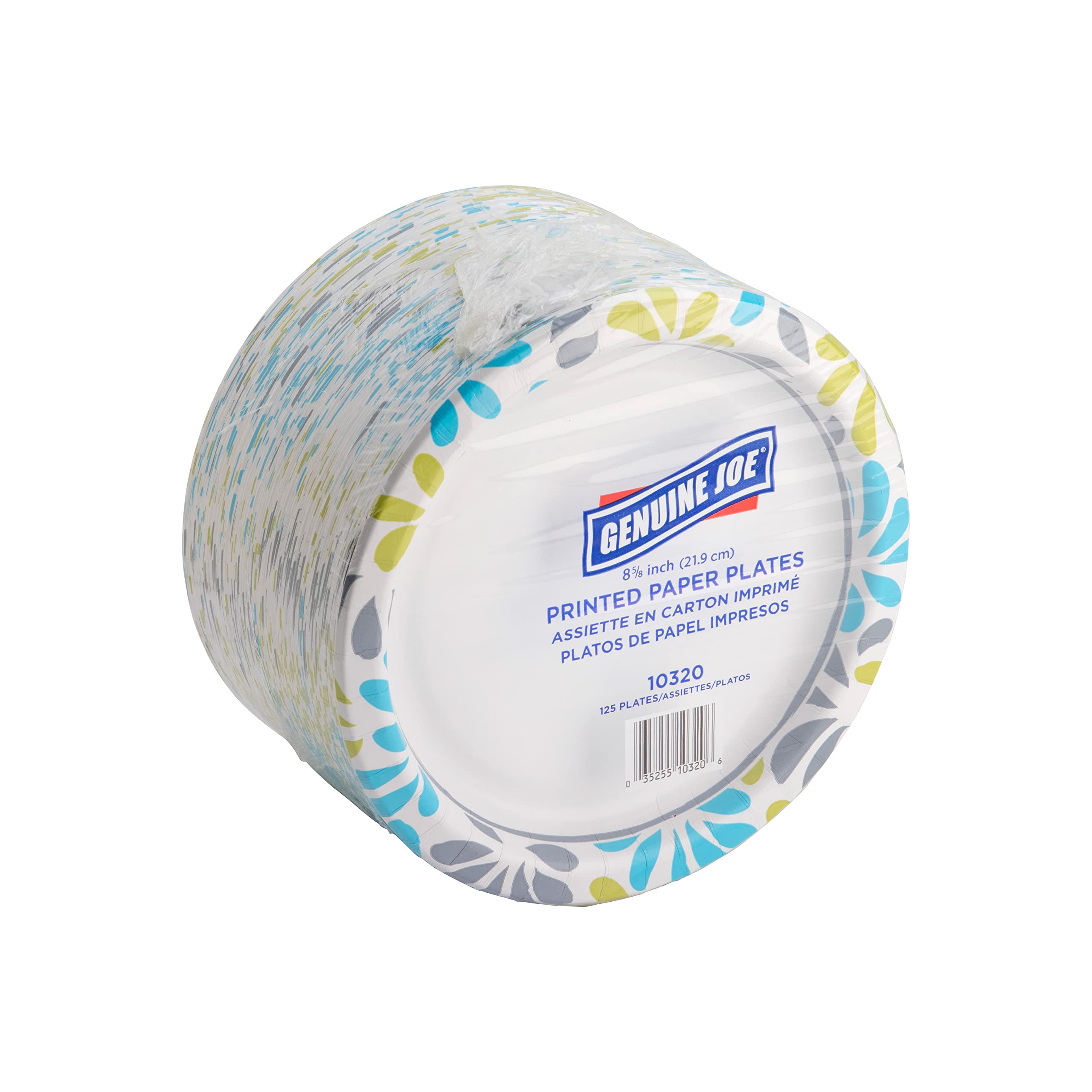 Genuine Joe Printed Disposable Paper Plates