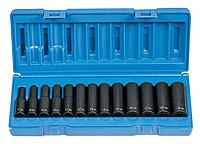 Grey Pneumatic 3/8" Drive Deep Socket Set