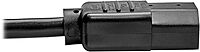 Tripp Lite Desktop Computer Power Cord, Right-Angle 5-15P to C13 - Heavy Duty, 15A, 125V, 14 AWG, 6 ft, Black (P007-006-15D)