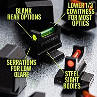 NIGHT FISION Optics Ready Fiber Optic Night Sight Set