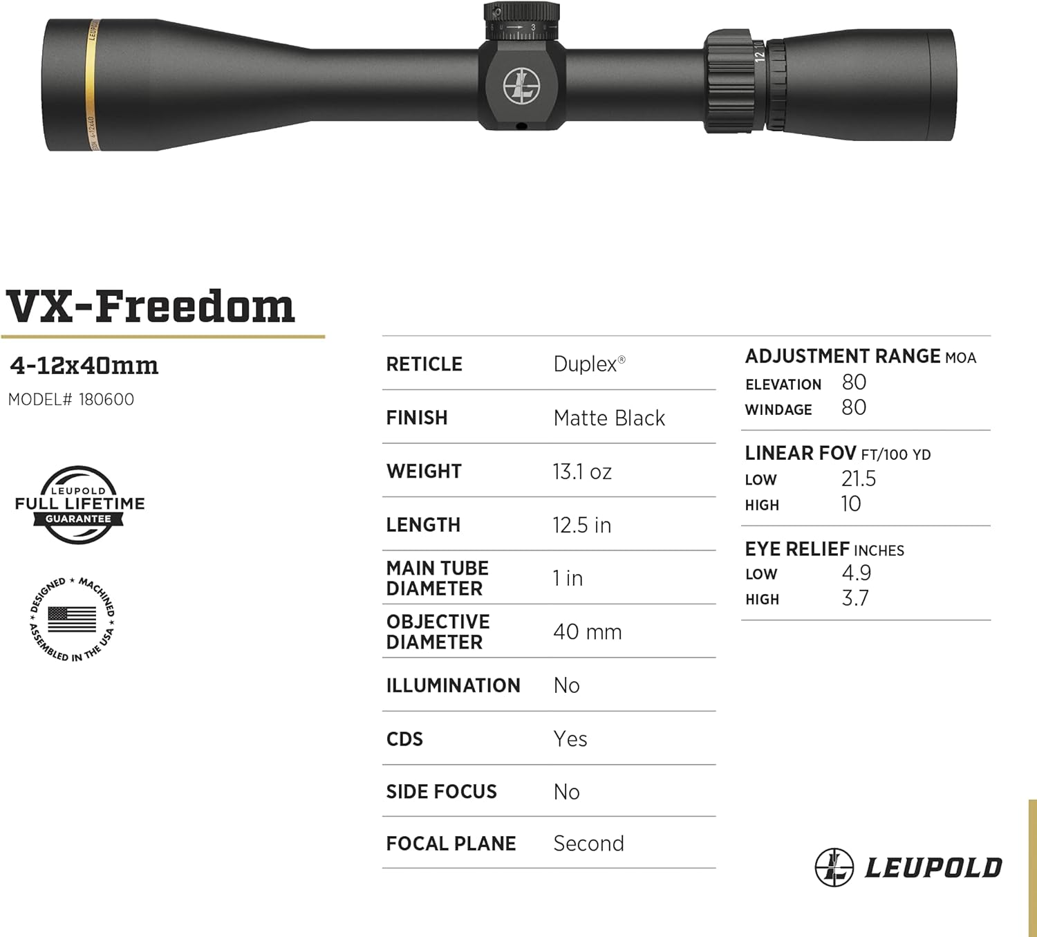 Leupold VX-Freedom Riflescope