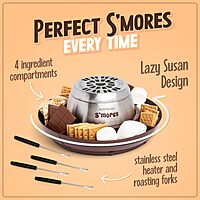 NOSTALGIA Indoor Electric Tabletop S'mores & Fondue Maker