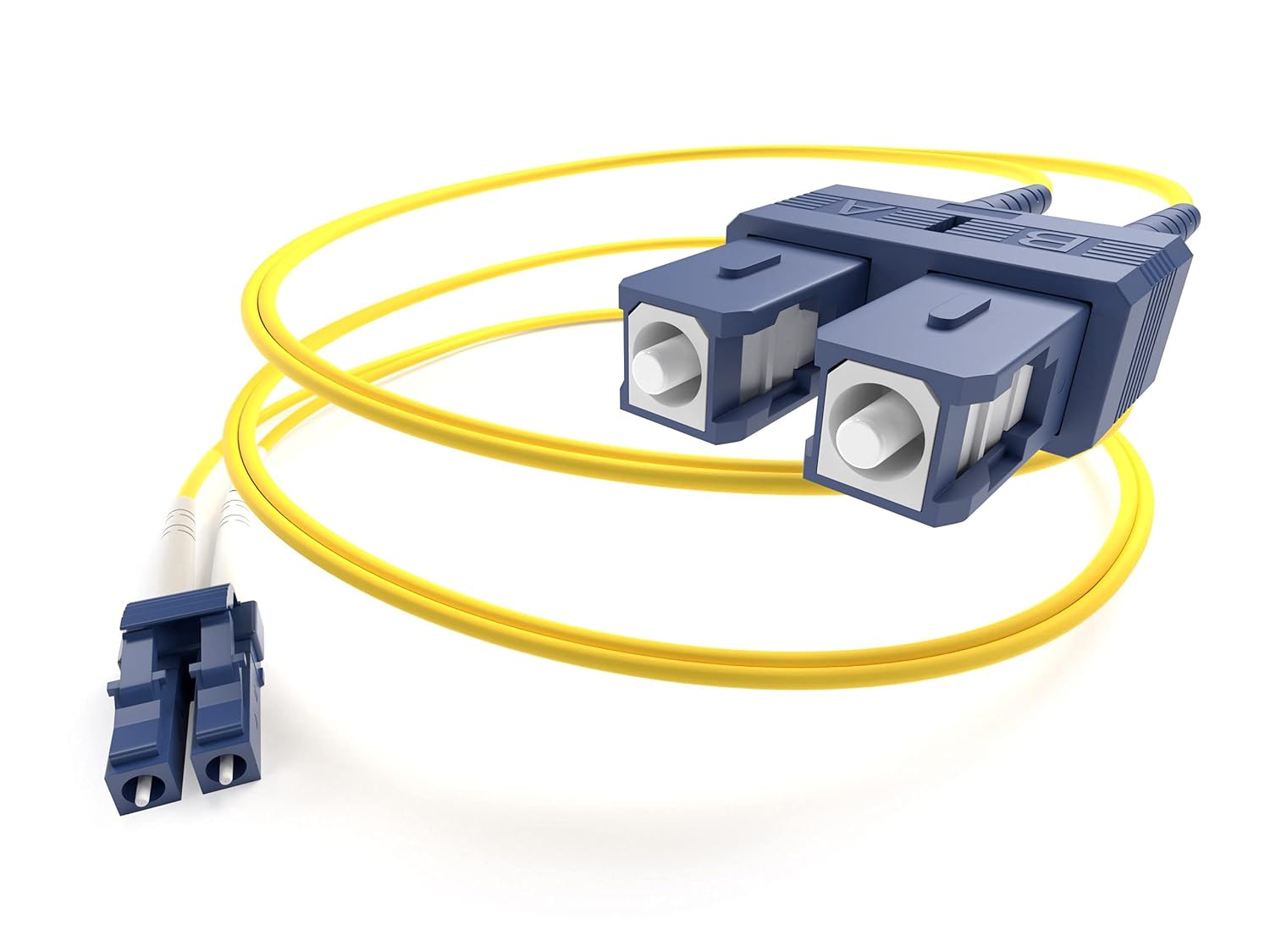 Fiber Optic Cable Single Mode 9/125 DX LC-SC 2 Meter