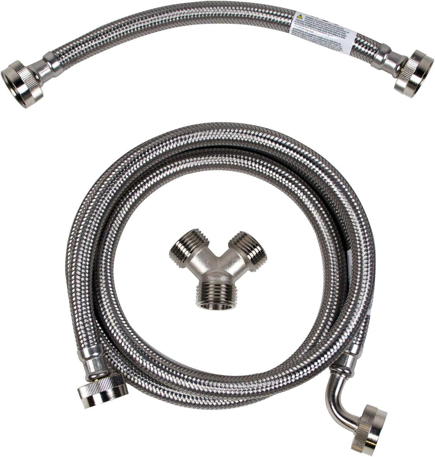 Certified Appliance Accessories Steam Dryer Installation Kit [Steam Dryer Hose with 90 Degree Elbow