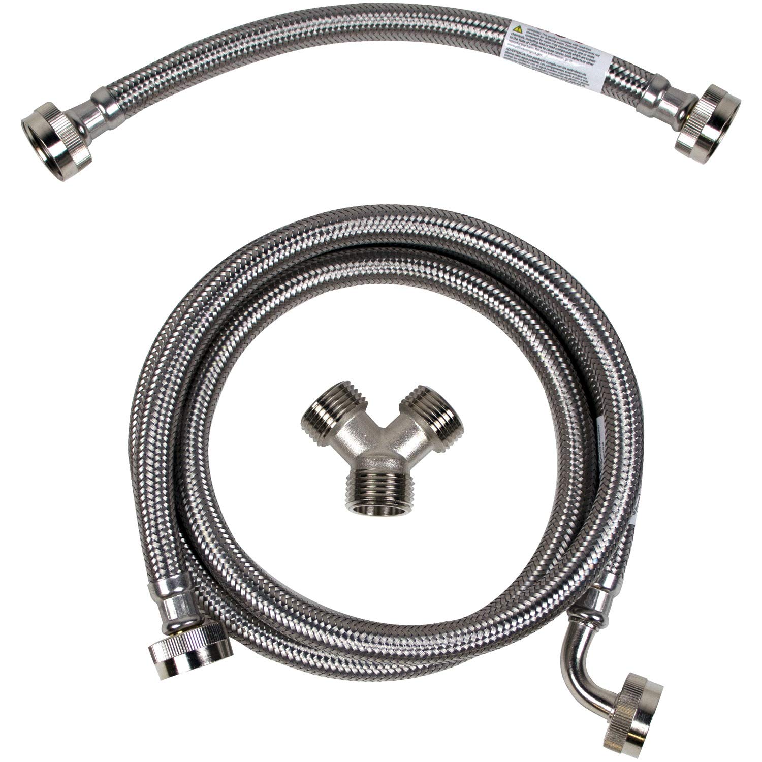 Certified Appliance Accessories Steam Dryer Installation Kit [Steam Dryer Hose with 90 Degree Elbow