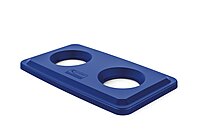 Suncast Commercial Resin Lid for 23 Gallon Slim Trash Cans, Snap-On Design