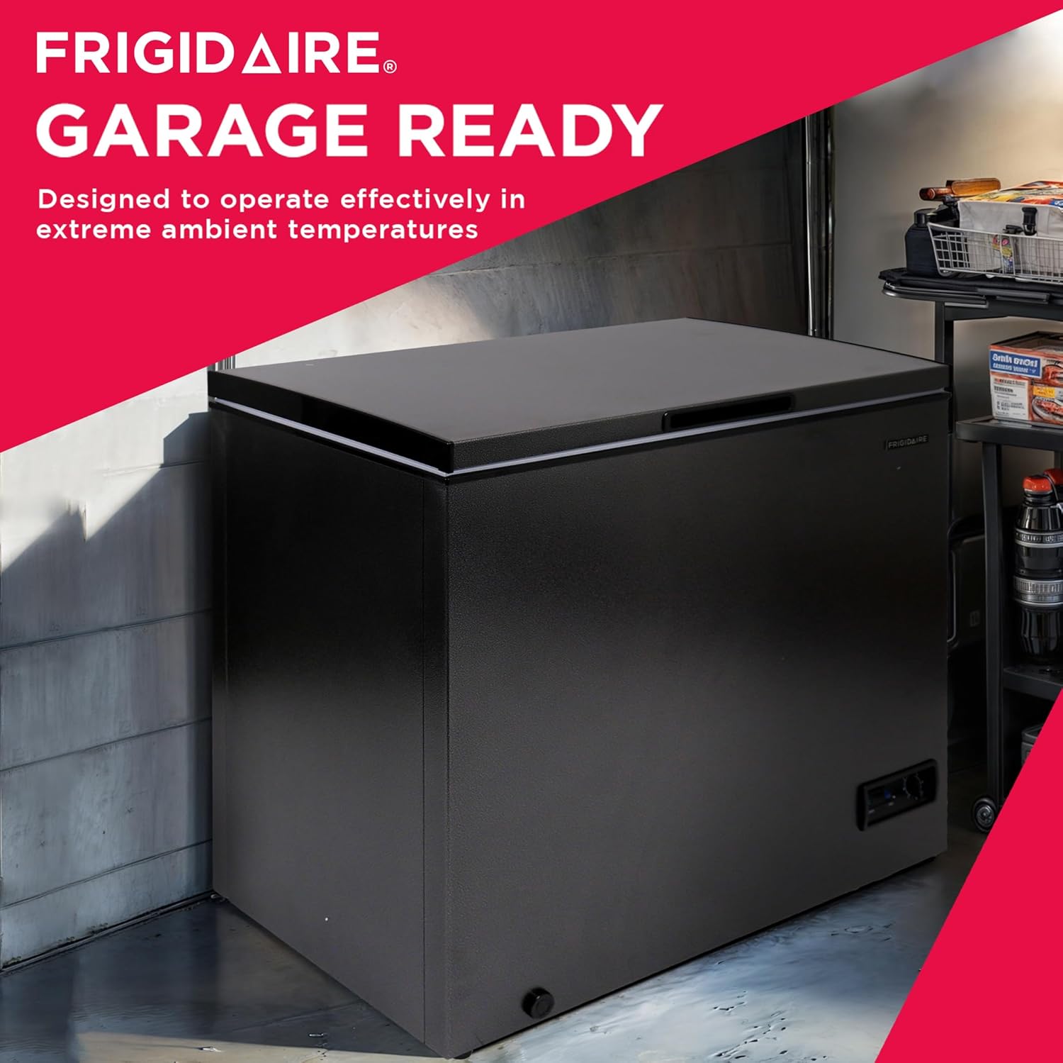 Frigidaire Congelador profundo de pecho, capacidad de 7 pies cúbicos Frigidaire Congelador profundo de pecho, capacidad de 7 pies cúbicos