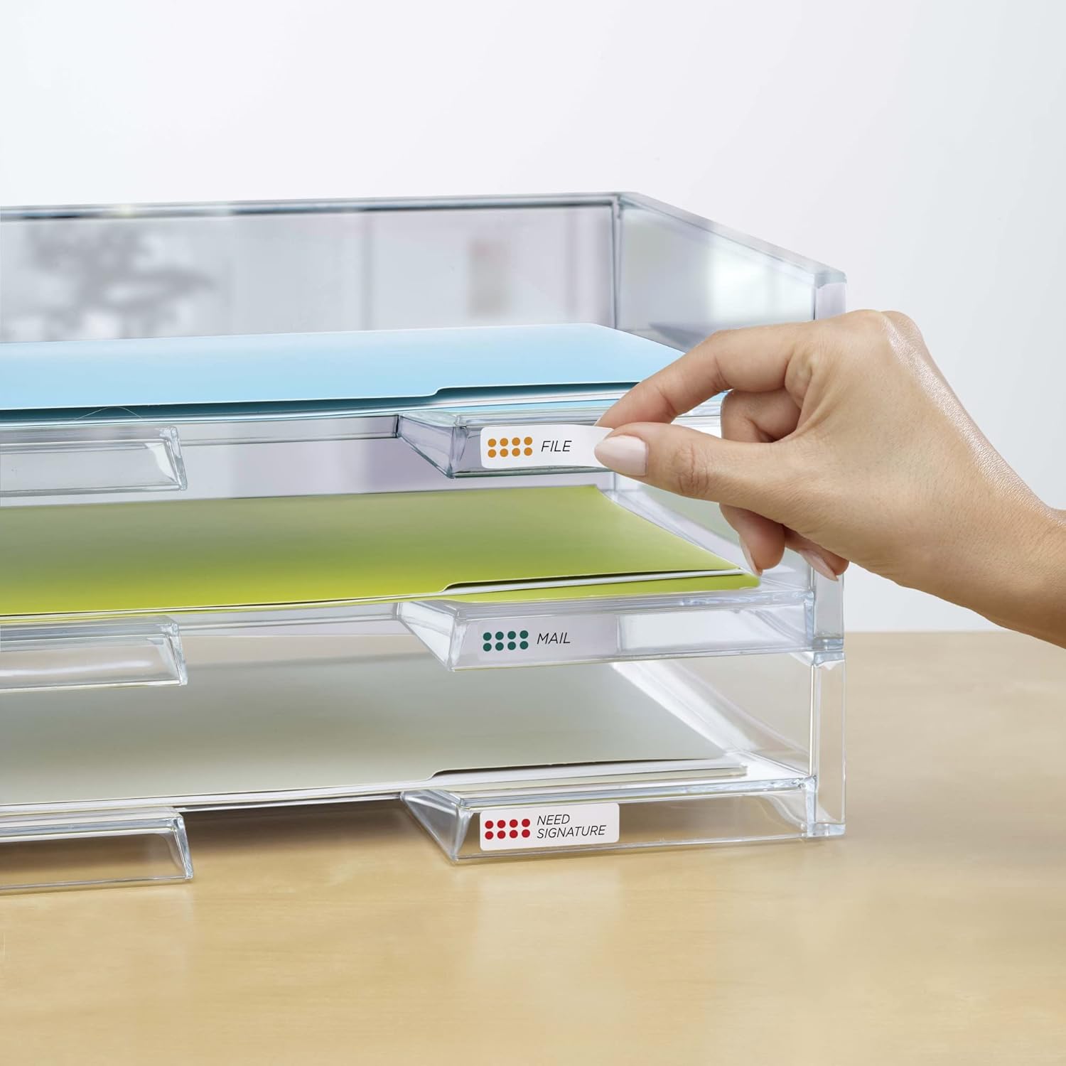 Avery Removable ID Labels With Sure Feed Technology, 6467, Rectangle, 1/2in x 1-3/4in, White, Pack Of 2,000