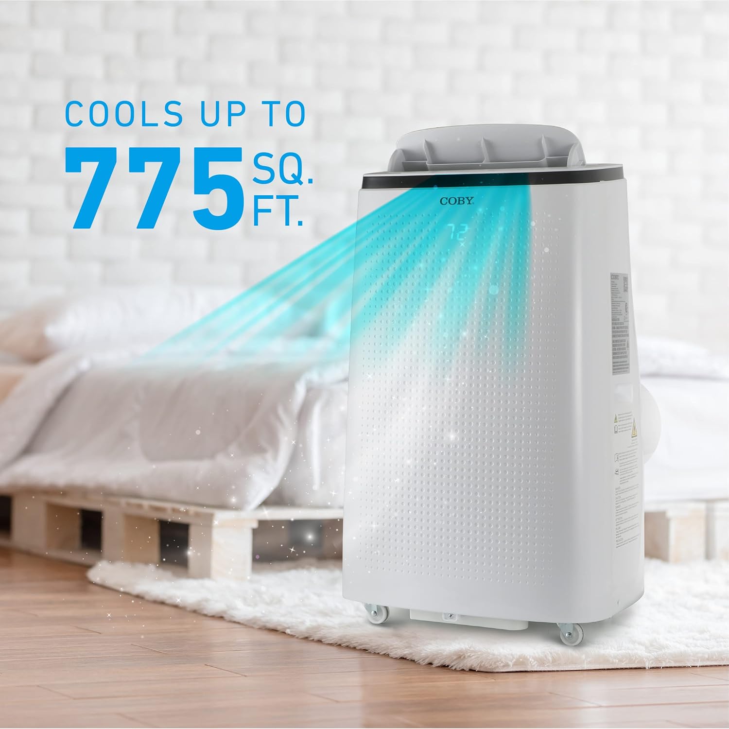 COBY Portable Air Conditioner - AC, Dehumidifier & Fan