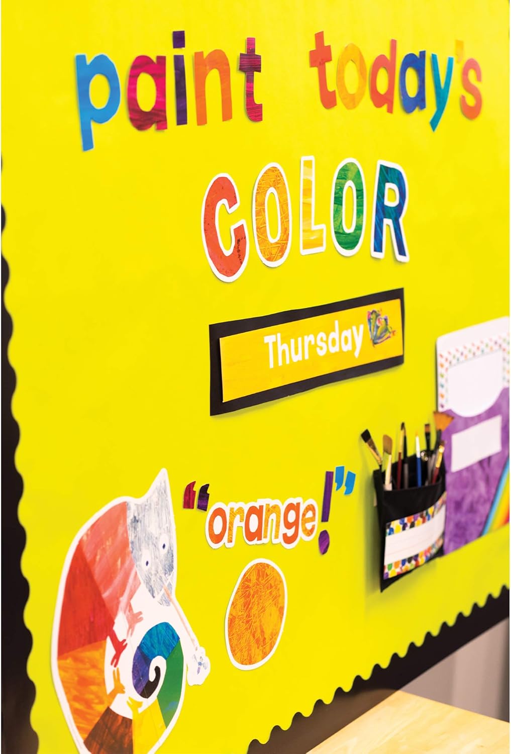 World of Eric Carle 219 Colorful Bulletin Board Letters for Classroom, Eric Carle Numbers & Letters Bulletin Board Cutouts