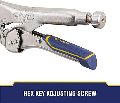 Irwin Tools IRWIN VISE-GRIP Locking Pliers, Fast Release, Curved Jaw with Wire Cutter, 10-Inch (IRHT82578) NEW