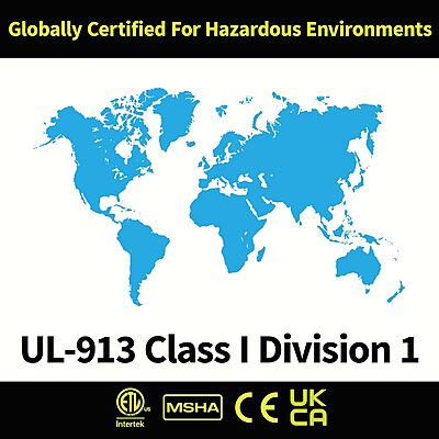 Nightstick XPP-5422 3 AA Intrinsically Safe Dual-Light Flashlight