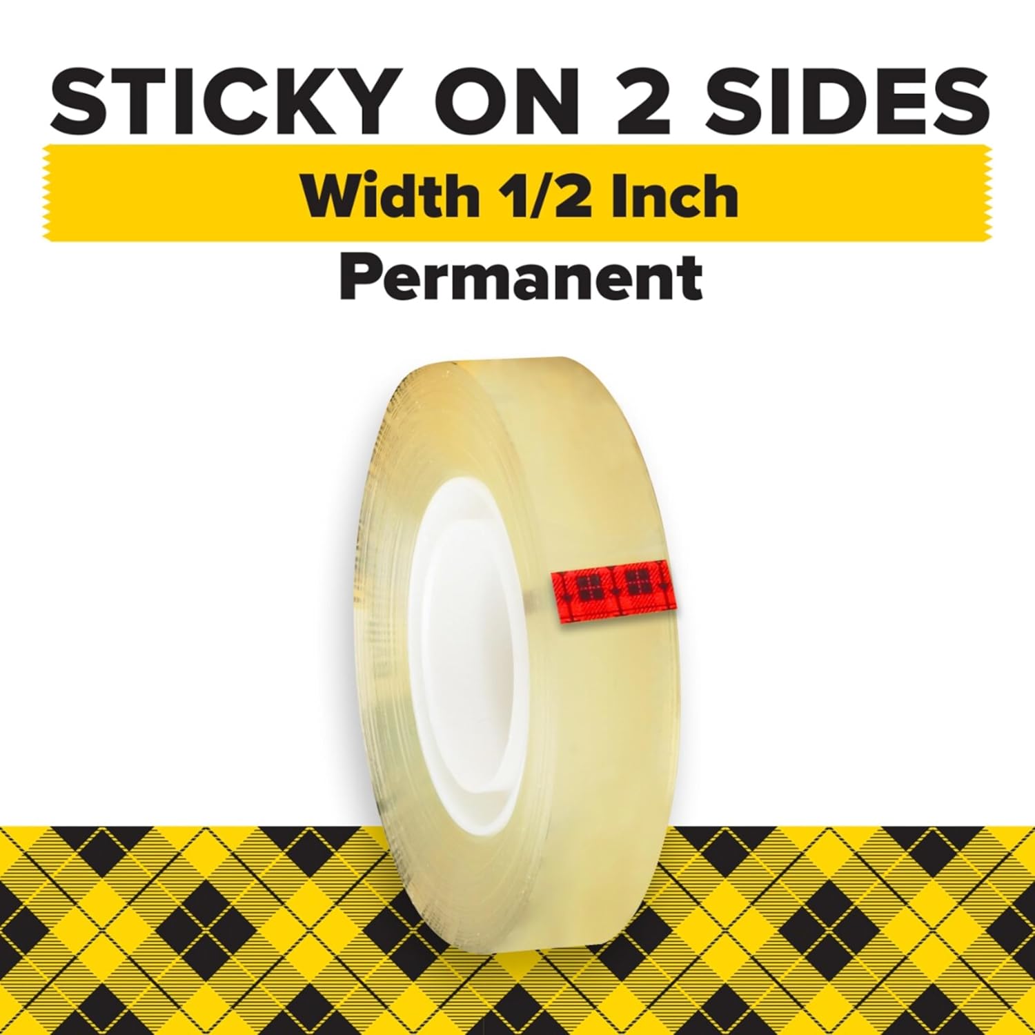Scotch Double Sided Tape for Crafts, Scrapbooking, Teacher School Supplies, Arts and Crafts, Junk Journal Supplies