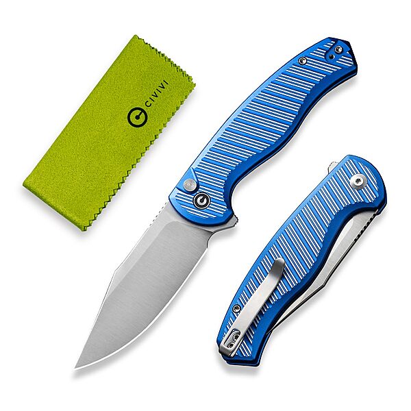 CIVIVI Stormhowl Pocket Knife, Folding Knife with 3.3" Nitro-V Blade and Aluminum Handle