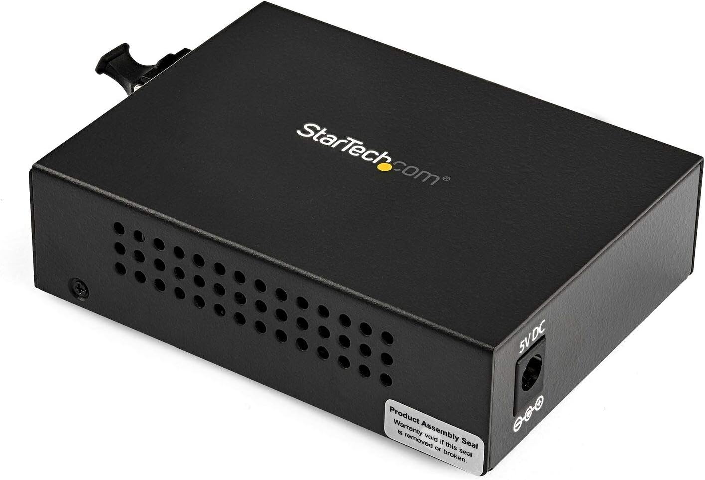 StarTech.com Gigabit Ethernet Fiber Media Converter - Compact - 850nm MM LC - 550m - With MM SFP Transceiver - MCM1110MMLC