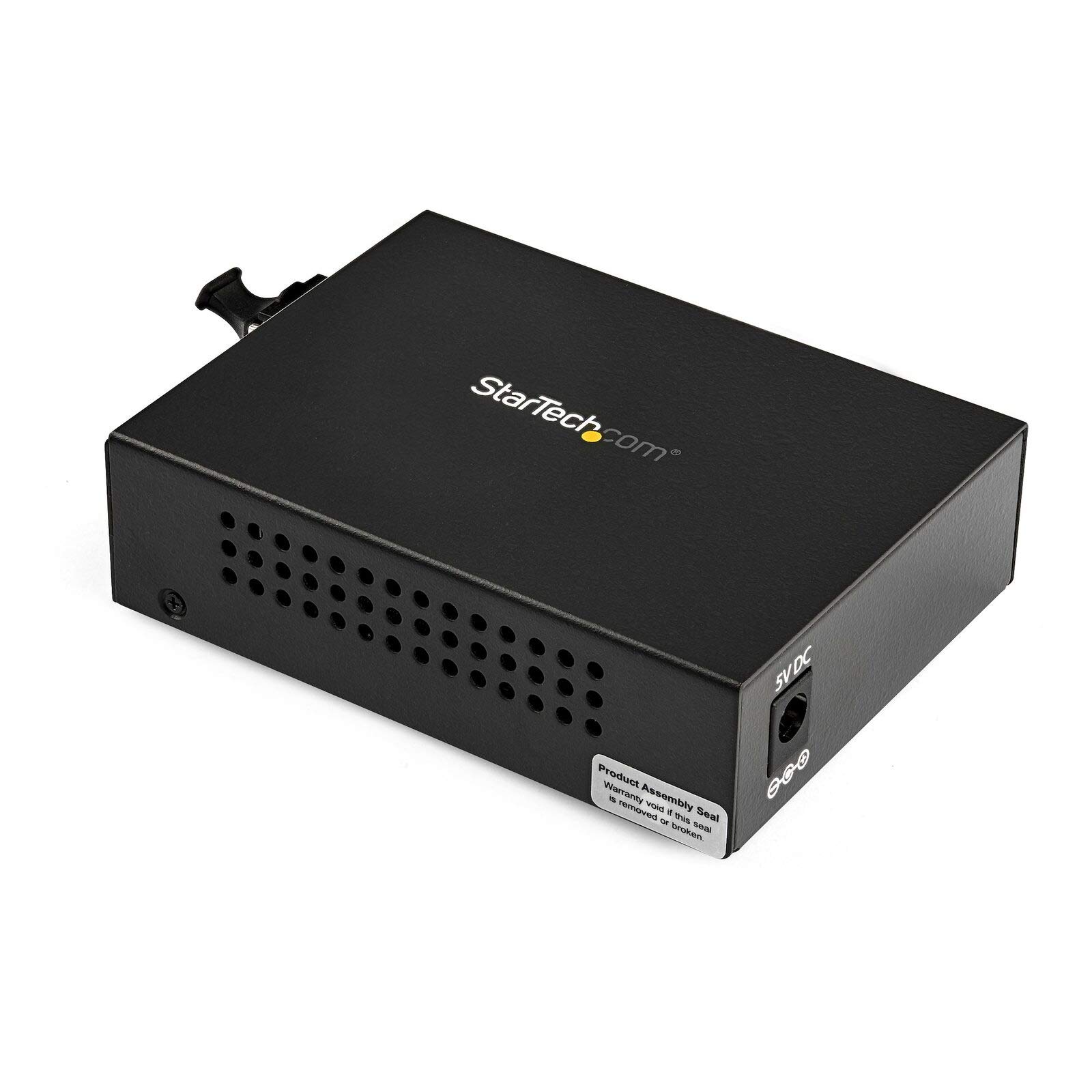 StarTech.com Gigabit Ethernet Fiber Media Converter - Compact - 850nm MM LC - 550m - With MM SFP Transceiver - MCM1110MMLC
