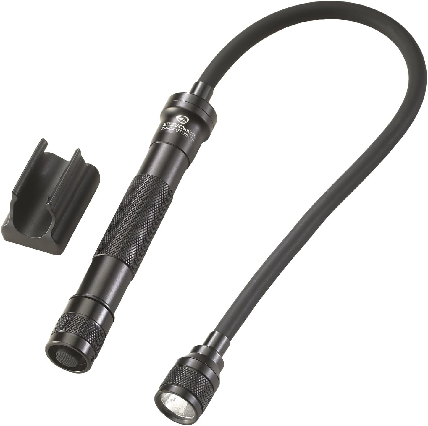 Streamlight 71600 Jr. Reach LED 115-Lumen Handheld Flashlight With Flexible Extension Cable and two (2) AA Alkaline
