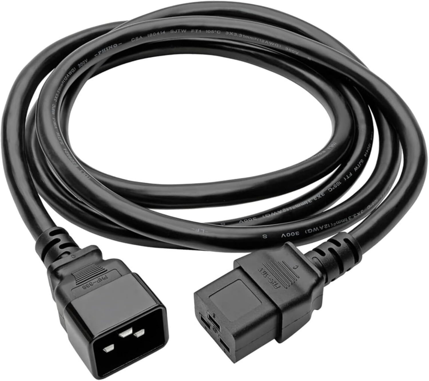 Tripp Lite Heavy-Duty Computer Power Extension Cord for Servers and Computers 20A