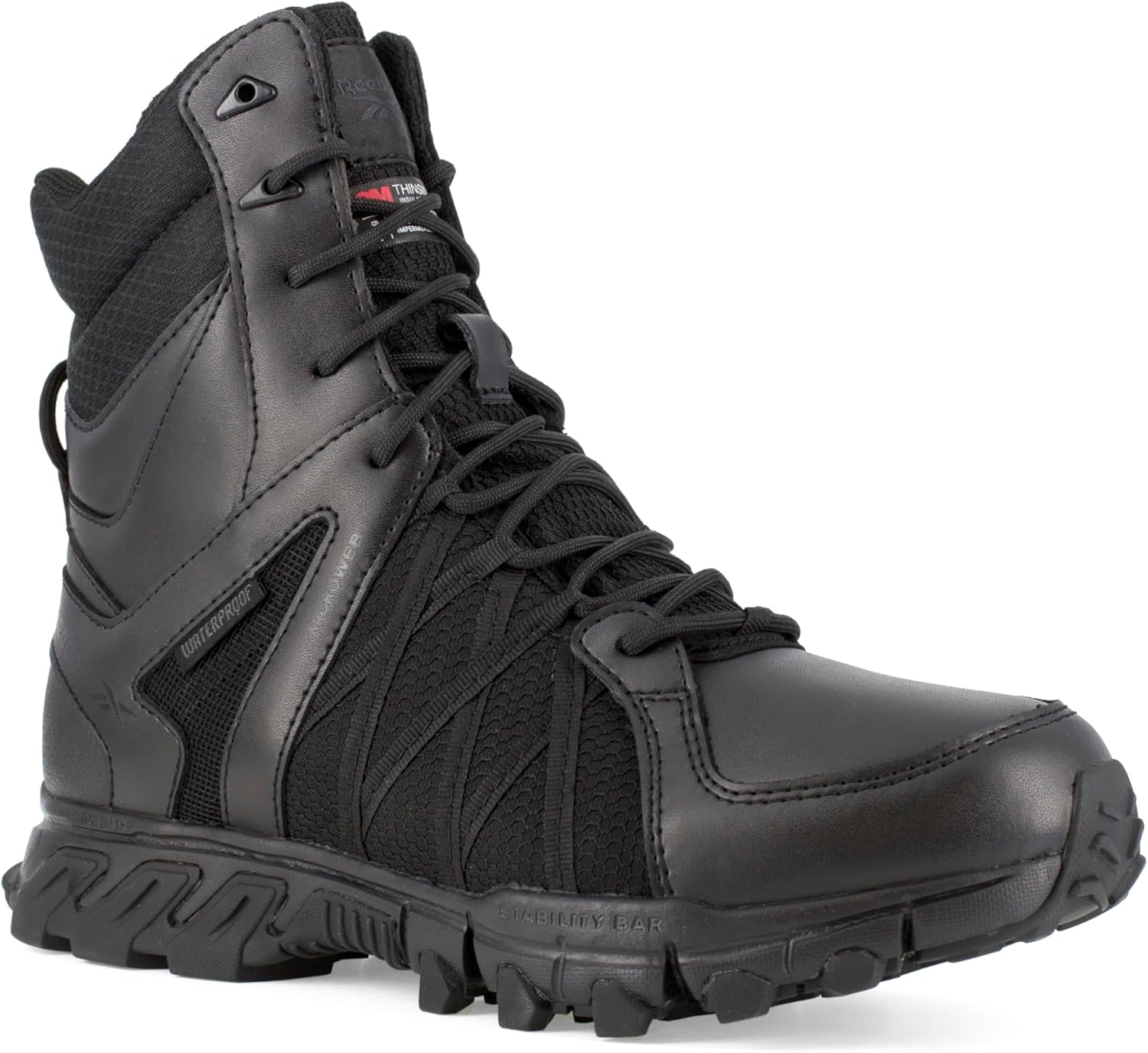 Reebok Trailgrip Tactical 8" WP Side Zip Men's Work Boot