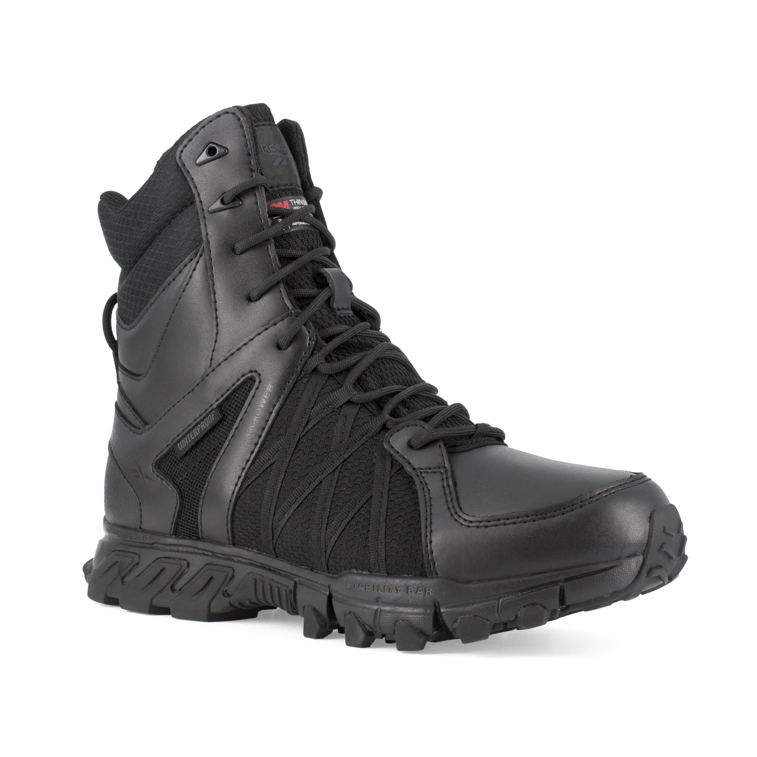 Reebok Trailgrip Tactical 8" WP Side Zip Men's Work Boot