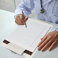 SAUNDERS Letter Antimicrobial Clipboard with Low-Profile Clip