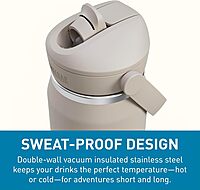 CAMELBAK Thrive Flip Straw Insulated Stainless Steel Water Bottle