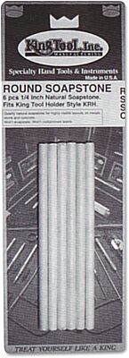 King Tool Round Soapstones, 1/4 in x 5 in (422-RSSC) Each