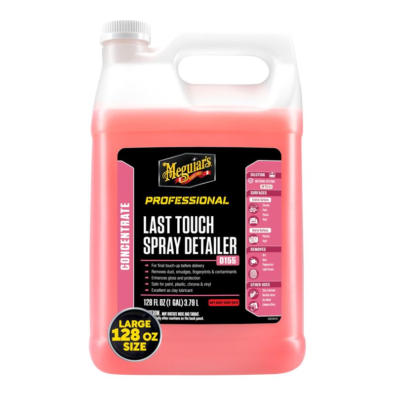 Meguiar's D15501 Last Touch Spray Detailer, Great for Use as Clay Lubricant, creates a Showroom Shine, Removes Dust, Smudges