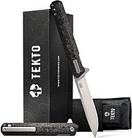 TEKTO F2 Bravo Folding Knife - D2 Steel, Ceramic Ball Bearings