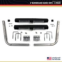 CE Smith - 27660 2-Foot Bunk Board Guide-On - Adjustable Boat Trailer with High-Grade Marine Carpet Fabric - Black 2'